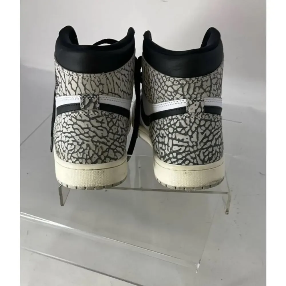 RETRO HIGH OG Air Jordan 1 White Cement Sneakers 9.5